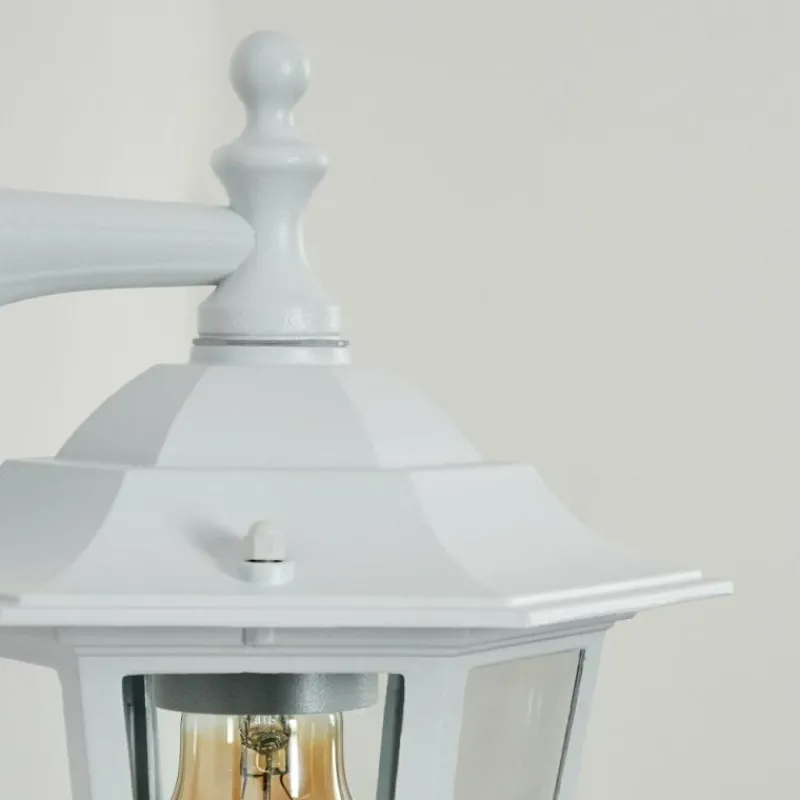 Luminaires Rustiques-hofstein Applique murale d'extérieur Loria Blanc, 1 lumière