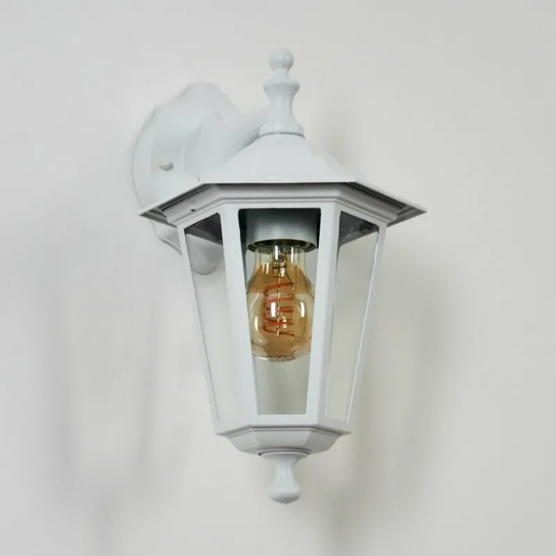 Luminaires Rustiques-hofstein Applique murale d'extérieur Loria Blanc, 1 lumière