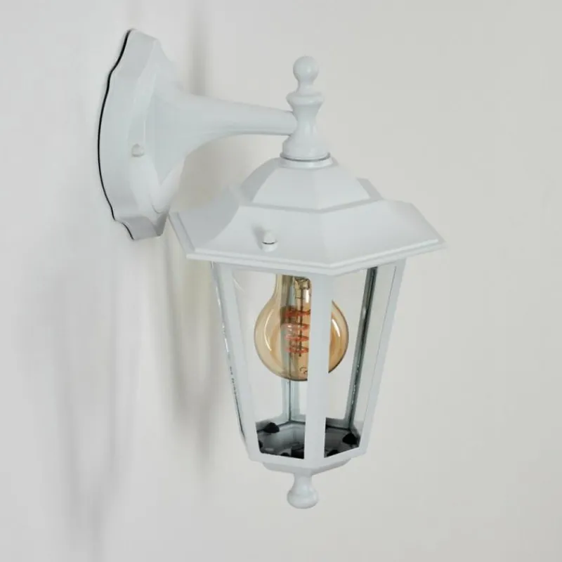 Luminaires Rustiques-hofstein Applique murale d'extérieur Loria Blanc, 1 lumière