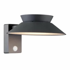 Luminaires Nordlux Applique murale d'extérieur Nordlux JUSTINA LED Anthracite, 1 lumière, Détecteur de mouvement