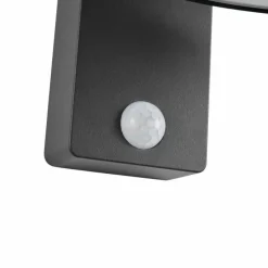 Luminaires Nordlux Applique murale d'extérieur Nordlux JUSTINA LED Anthracite, 1 lumière, Détecteur de mouvement