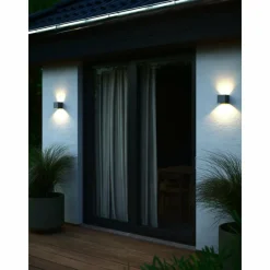 Luminaires Nordlux Applique murale d'extérieur Nordlux MILDA LED Anthracite, 1 lumière