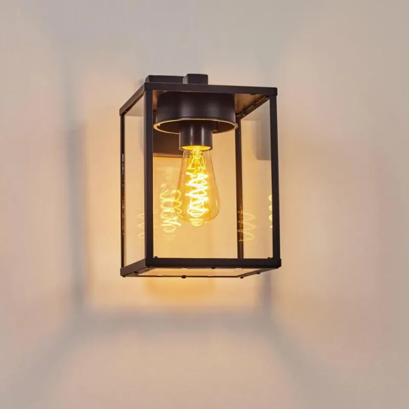 hofstein Applique murale d'extérieur Gramilla Noir, 1 lumière