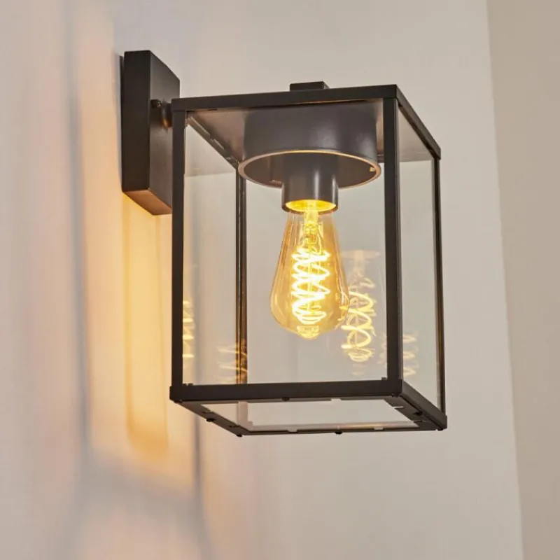 hofstein Applique murale d'extérieur Gramilla Noir, 1 lumière