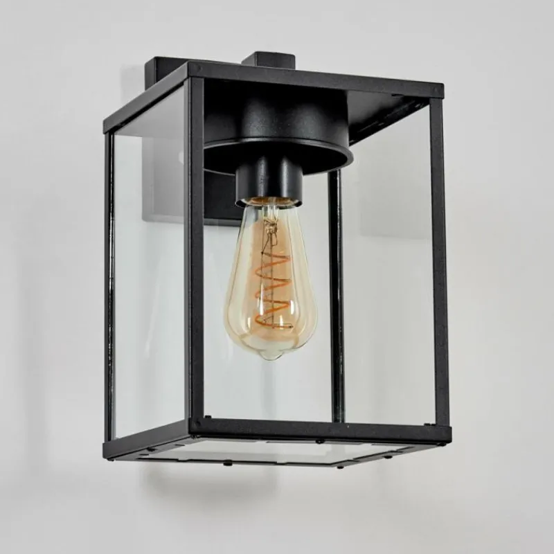 hofstein Applique murale d'extérieur Gramilla Noir, 1 lumière