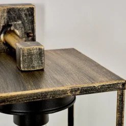 Lampes Dorées-hofstein Applique murale d'extérieur Gramilla Or, Noir, 1 lumière