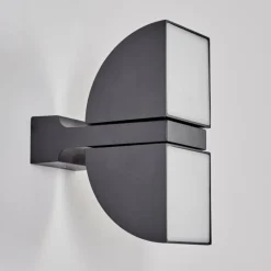hofstein Applique murale d'extérieur Kontenga LED Anthracite, 2 lumières