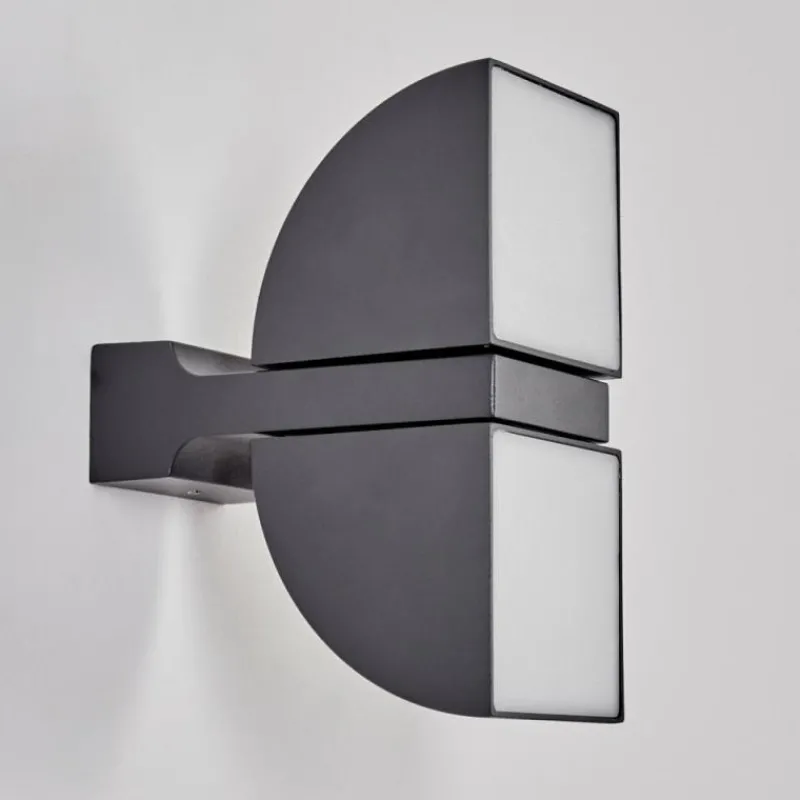 hofstein Applique murale d'extérieur Kontenga LED Anthracite, 2 lumières