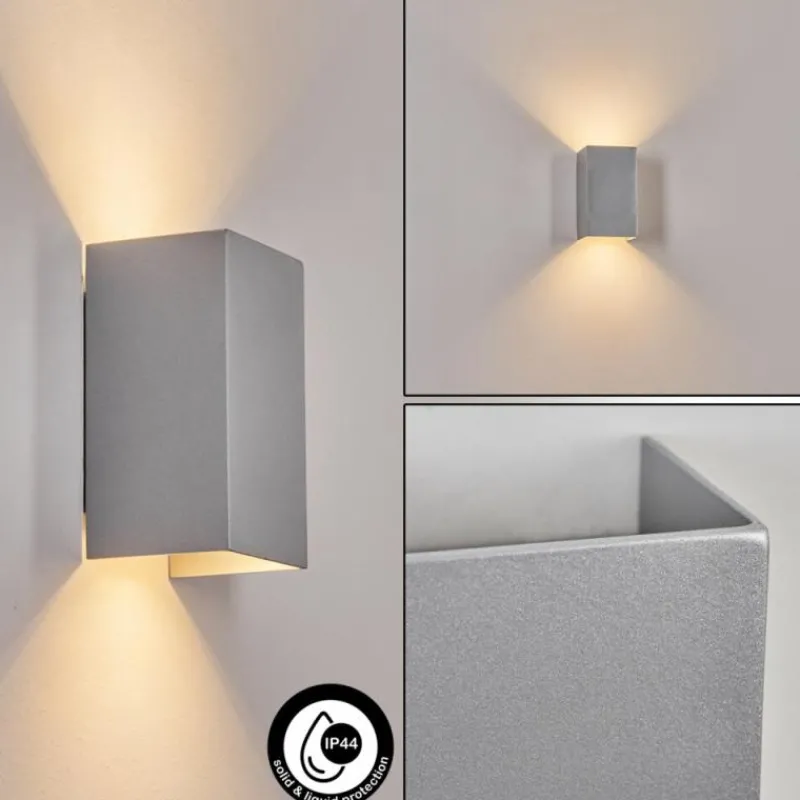 hofstein Applique murale d'extérieur Tamarin LED Gris, 1 lumière