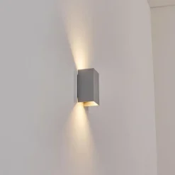 hofstein Applique murale d'extérieur Tamarin LED Gris, 1 lumière