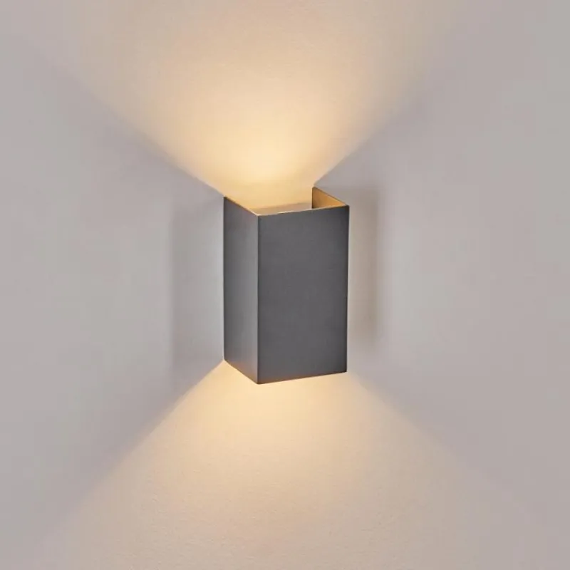 hofstein Applique murale d'extérieur Tamarin LED Anthracite, 1 lumière