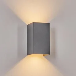 hofstein Applique murale d'extérieur Tamarin LED Anthracite, 1 lumière