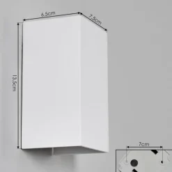 hofstein Applique murale d'extérieur Tamarin LED Blanc, 1 lumière