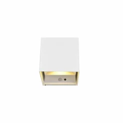 Luminaires Reality Applique murale d'extérieur Reality TALENT LED Blanc, 2 lumières, Détecteur de mouvement