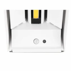 Luminaires Reality Applique murale d'extérieur Reality TALENT LED Blanc, 2 lumières, Détecteur de mouvement