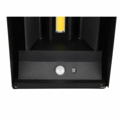 Luminaires Reality Applique murale d'extérieur Reality TALENT LED Noir, 2 lumières, Détecteur de mouvement