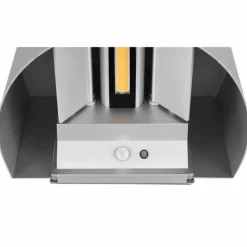 Luminaires Reality Applique murale d'extérieur Reality TALENT LED Titane, 2 lumières, Détecteur de mouvement