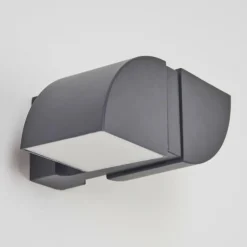 hofstein Applique murale d'extérieur Kontenga LED Anthracite, 2 lumières