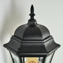 Luminaires Rustiques-hofstein Applique murale d'extérieur Etoe Noir, 1 lumière