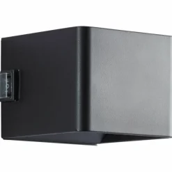 Luminaires Brilliant Applique murale d'extérieur Brilliant Iseo LED Noir, 1 lumière