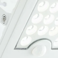 Luminaires Brilliant Applique murale d'extérieur Brilliant Luton LED Blanc, 1 lumière, Détecteur de mouvement