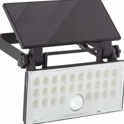 Luminaires Brilliant Applique murale d'extérieur Brilliant Luton LED Noir, 1 lumière, Détecteur de mouvement