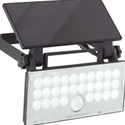 Luminaires Brilliant Applique murale d'extérieur Brilliant Luton LED Noir, 1 lumière, Détecteur de mouvement