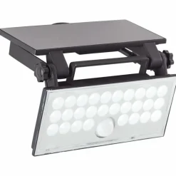 Luminaires Brilliant Applique murale d'extérieur Brilliant Luton LED Noir, 1 lumière, Détecteur de mouvement