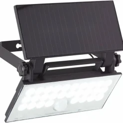 Luminaires Brilliant Applique murale d'extérieur Brilliant Luton LED Noir, 1 lumière, Détecteur de mouvement