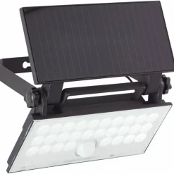 Luminaires Brilliant Applique murale d'extérieur Brilliant Luton LED Noir, 1 lumière, Détecteur de mouvement