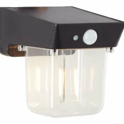 Luminaires Brilliant Applique murale d'extérieur Brilliant Parson LED Noir, 1 lumière, Détecteur de mouvement