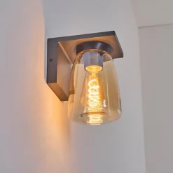 hofstein Applique murale d'extérieur Aquin Anthracite, 1 lumière