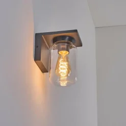 hofstein Applique murale d'extérieur Aquin Anthracite, 1 lumière