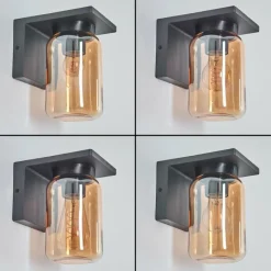 hofstein Applique murale d'extérieur Aquin Anthracite, 1 lumière