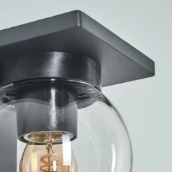 hofstein Applique murale d'extérieur Aquin Anthracite, 1 lumière