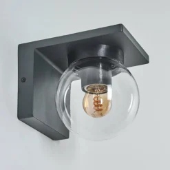 hofstein Applique murale d'extérieur Aquin Anthracite, 1 lumière