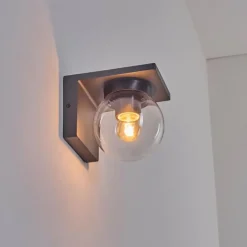 hofstein Applique murale d'extérieur Aquin Anthracite, 1 lumière