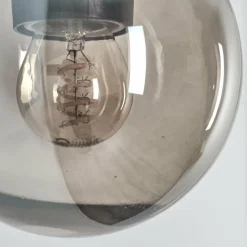 Suspension Verre Fumé-hofstein Applique murale d'extérieur Aquin Anthracite, 1 lumière