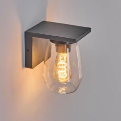 hofstein Applique murale d'extérieur Aquin Anthracite, 1 lumière