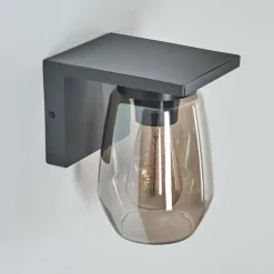 hofstein Applique murale d'extérieur Aquin Anthracite, 1 lumière