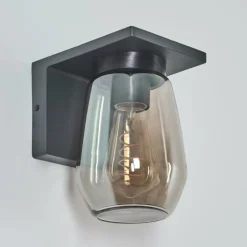 hofstein Applique murale d'extérieur Aquin Anthracite, 1 lumière