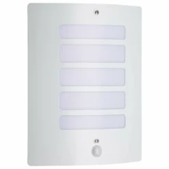 Luminaires Brilliant Applique murale d'extérieur Brilliant Todd Blanc, 1 lumière, Détecteur de mouvement