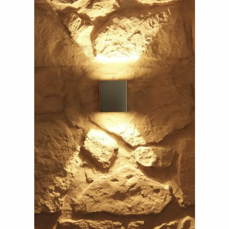 Luminaires LCD Applique murale d'extérieur LCD Acier inoxydable, 1 lumière