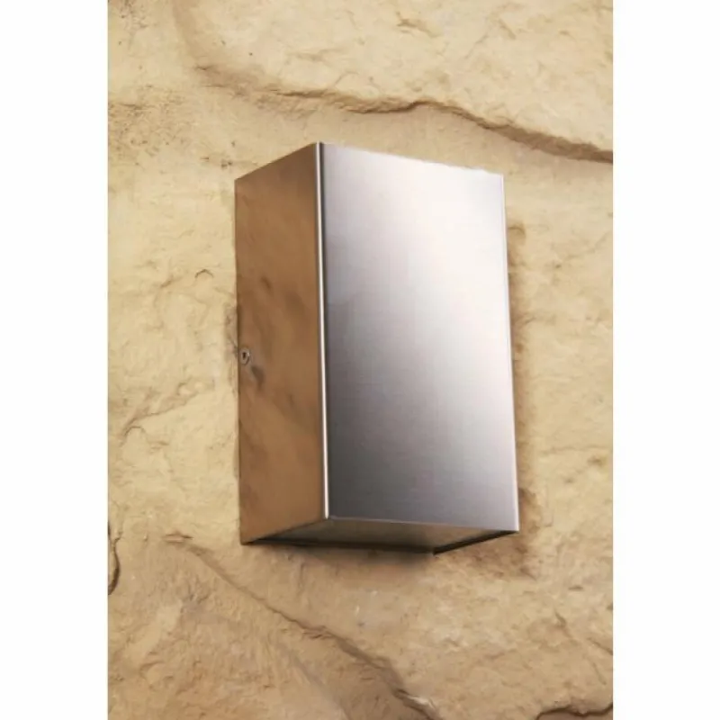 Luminaires LCD Applique murale d'extérieur LCD LED Acier inoxydable, 2 lumières