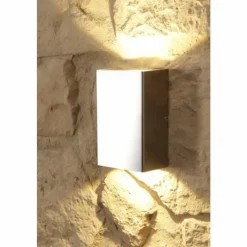 Luminaires LCD Applique murale d'extérieur LCD LED Acier inoxydable, 2 lumières