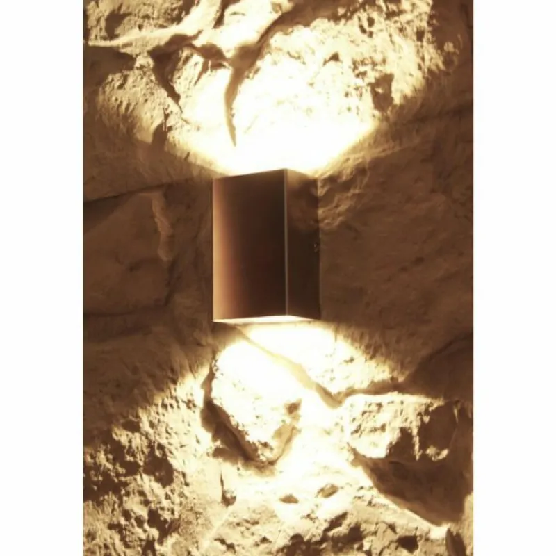 Luminaires LCD Applique murale d'extérieur LCD LED Acier inoxydable, 2 lumières