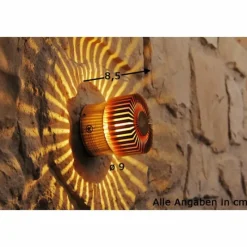 Luminaires Konstsmide Applique murale d'extérieur Konstsmide Monza LED Bronze, 1 lumière