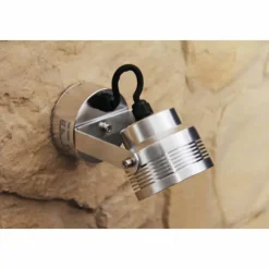 Luminaires Konstsmide Applique murale d'extérieur Konstsmide Monza LED Aluminium, Acier inoxydable, 6 lumières, Détecteur de mouvement