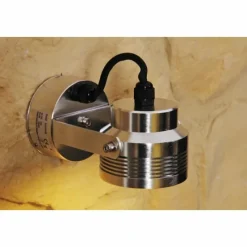 Luminaires Konstsmide Applique murale d'extérieur Konstsmide Monza LED Aluminium, Acier inoxydable, 6 lumières, Détecteur de mouvement