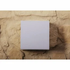 Luminaires Konstsmide Applique murale d'extérieur Konstsmide SANREO Acier inoxydable, Gris, Blanc, 1 lumière